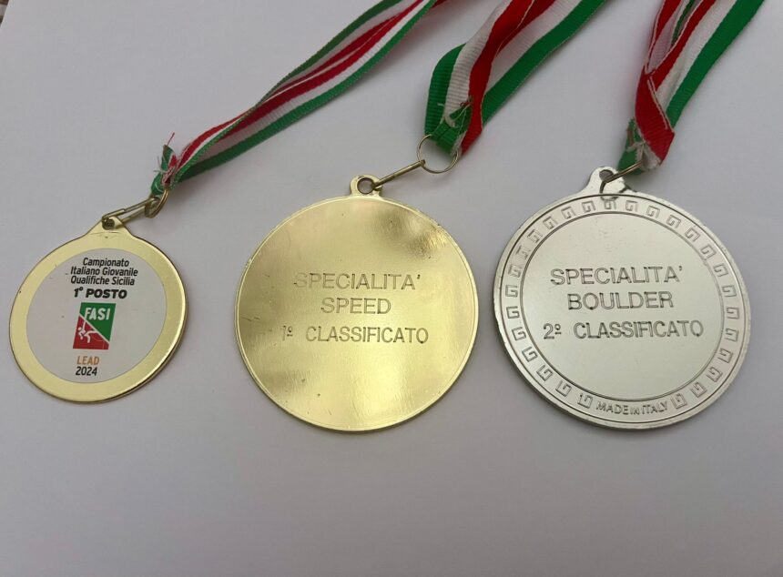 Sport: il giovanissimo belpassese, Davide Pellegriti, vince le regionali di arrampicata.