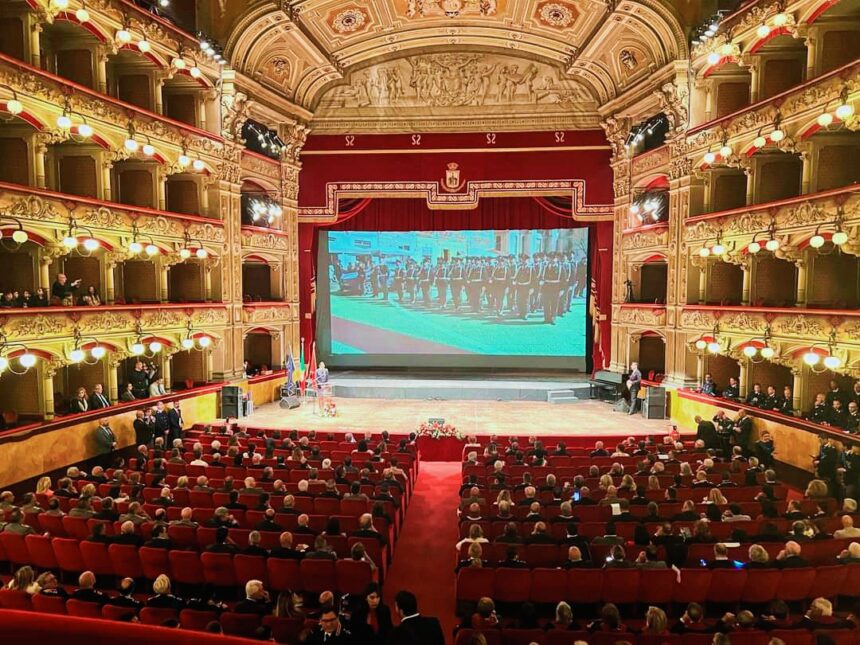 Celebrazione dei 172 anni della Fondazione della Polizia di Stato al Teatro Bellini di Catania
