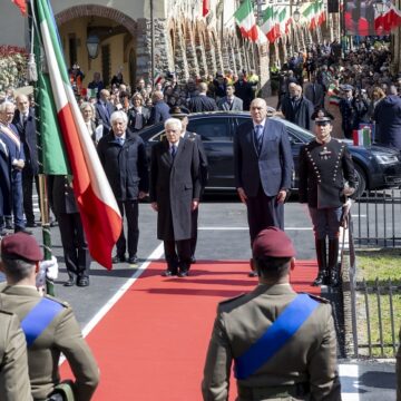 “Il Presidente Mattarella a Civitella in Val di Chiana per Commemorare il 79° Anniversario della Liberazione”