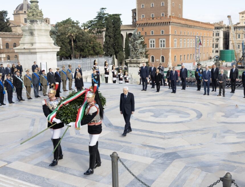 “Presidente Mattarella Onora il 79° Anniversario della Liberazione presso l’Altare della Patria”