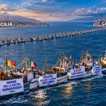 CARO GASOLIO, 100 PESCHERECCI PRONTI A MOBILITARSI NELLO STRETTO DI MESSINA: VERTICE IN PREFETTURA, ORA LA PAROLA PASSA AL GOVERNO
